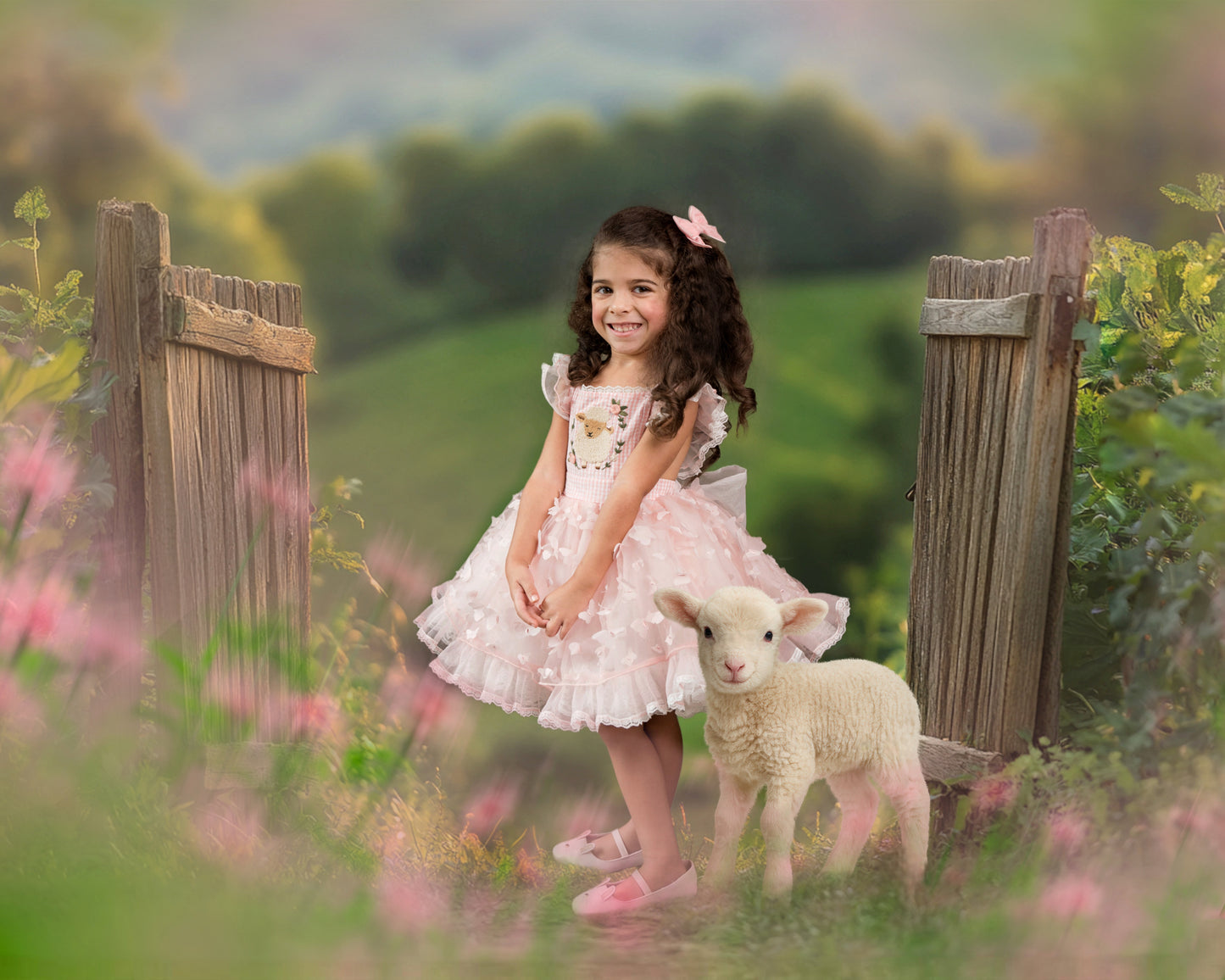 Lola's Little Lamb Pettiskirt Dress - PREORDER