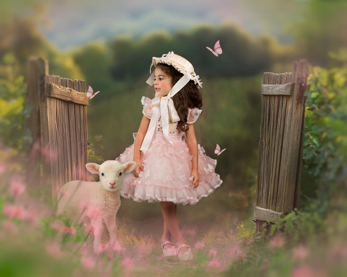 Lola's Little Lamb Pettiskirt Dress - PREORDER