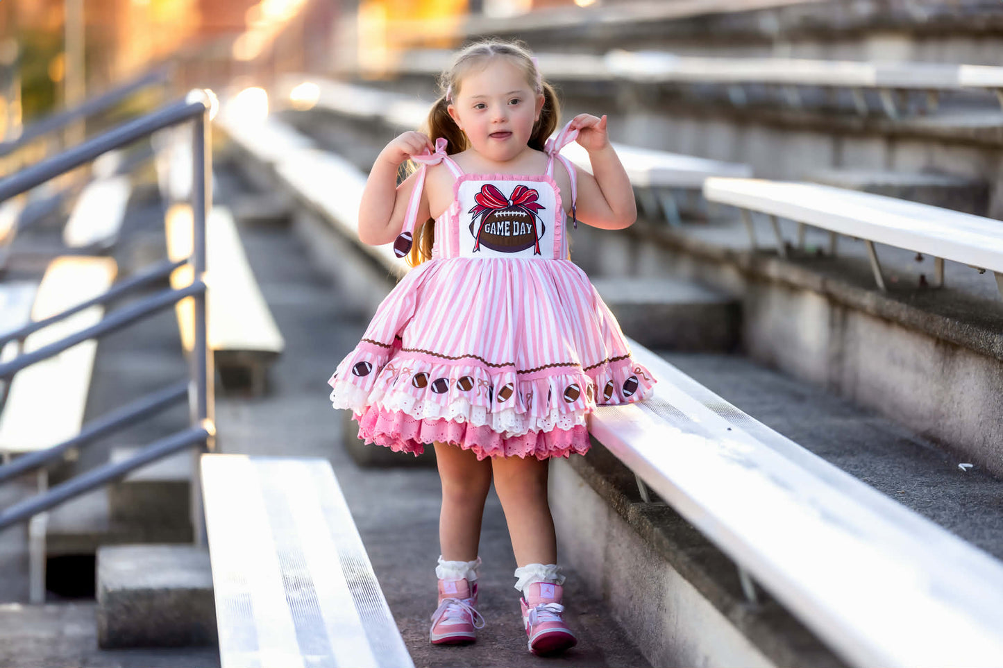 Game Day Glam Pettiskirt Dress and Bloomers - PREORDER