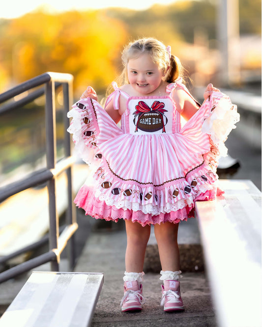 Game Day Glam Pettiskirt Dress and Bloomers - PREORDER