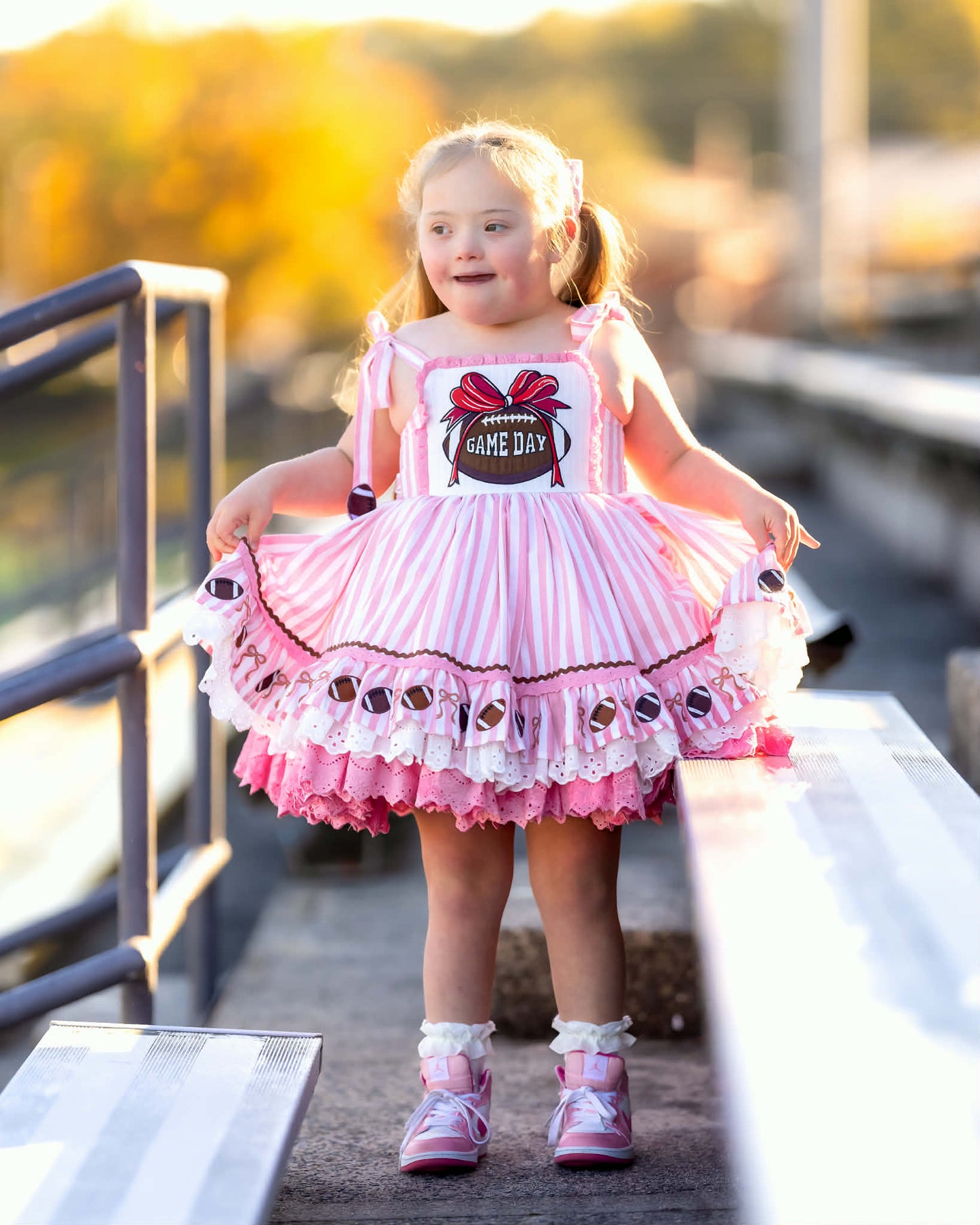Game Day Glam Pettiskirt Dress and Bloomers - PREORDER