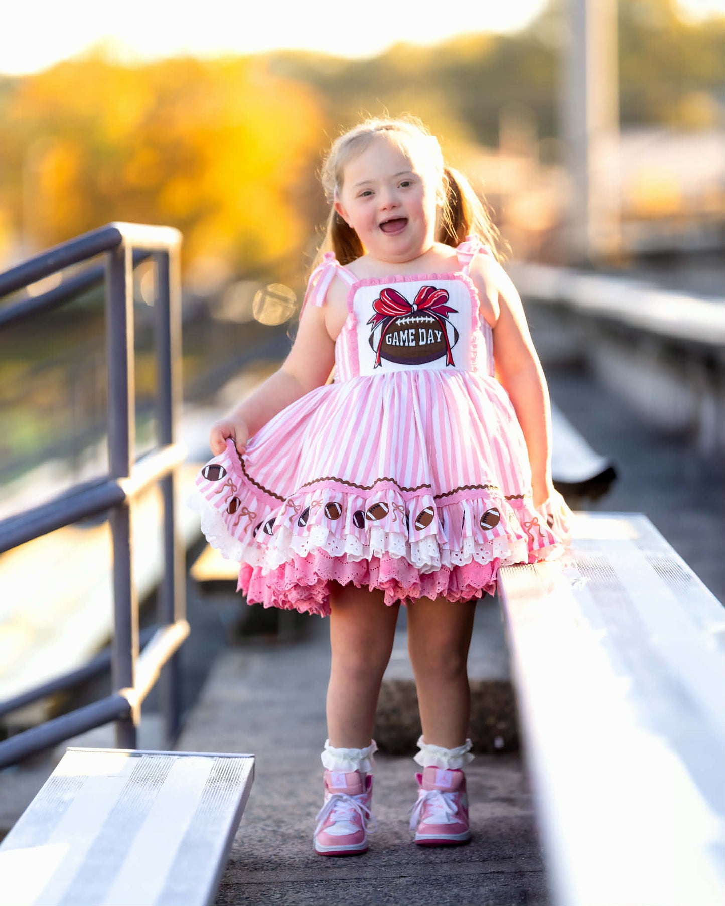 Game Day Glam Pettiskirt Dress and Bloomers - PREORDER