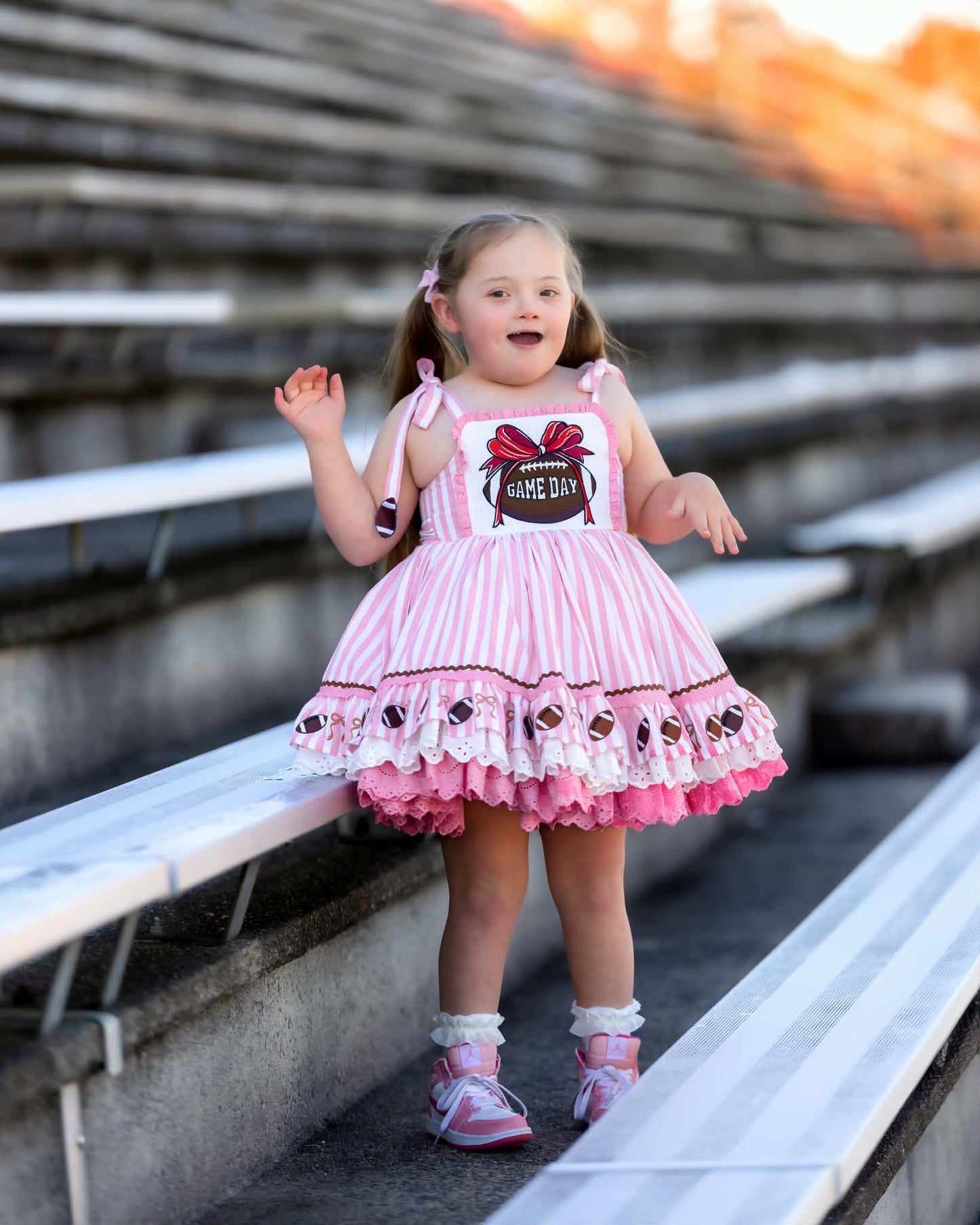 Game Day Glam Pettiskirt Dress and Bloomers - PREORDER