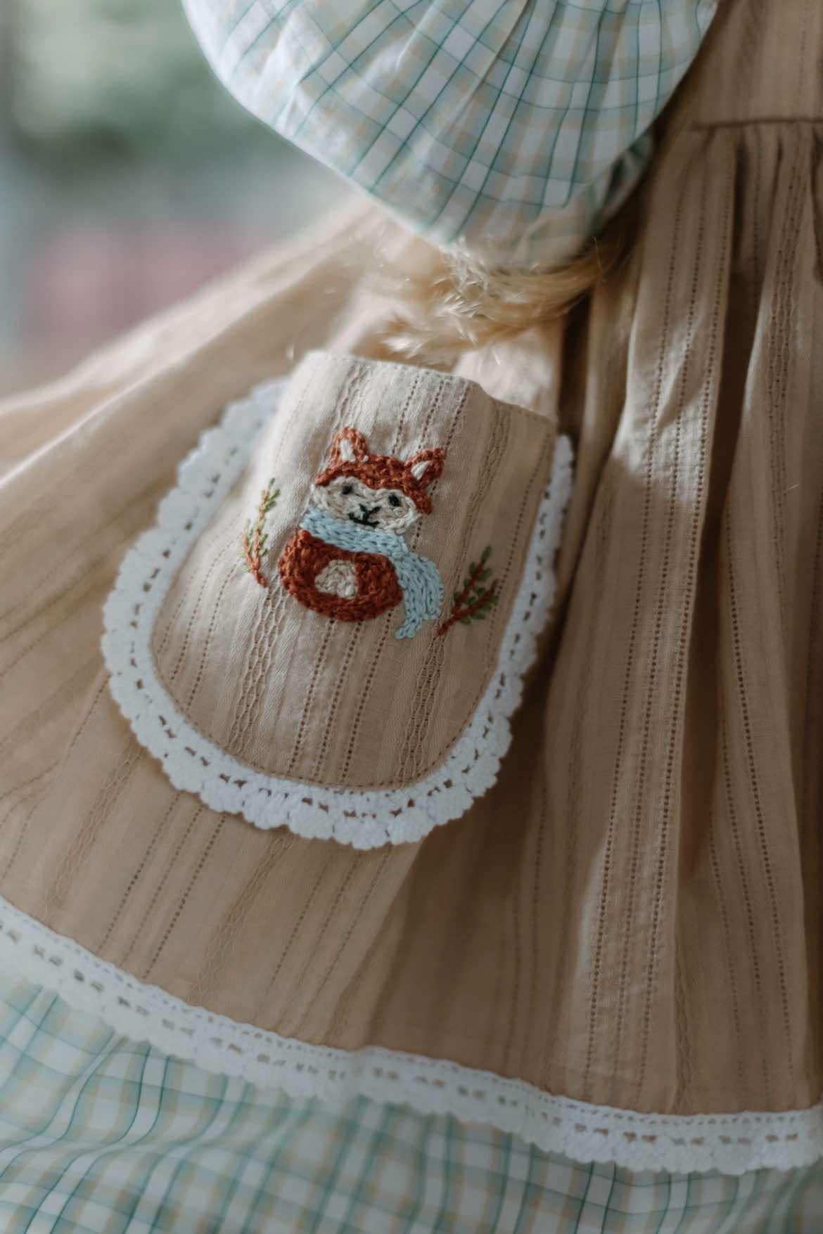 Little Fox Tales Apron Dress - PREORDER