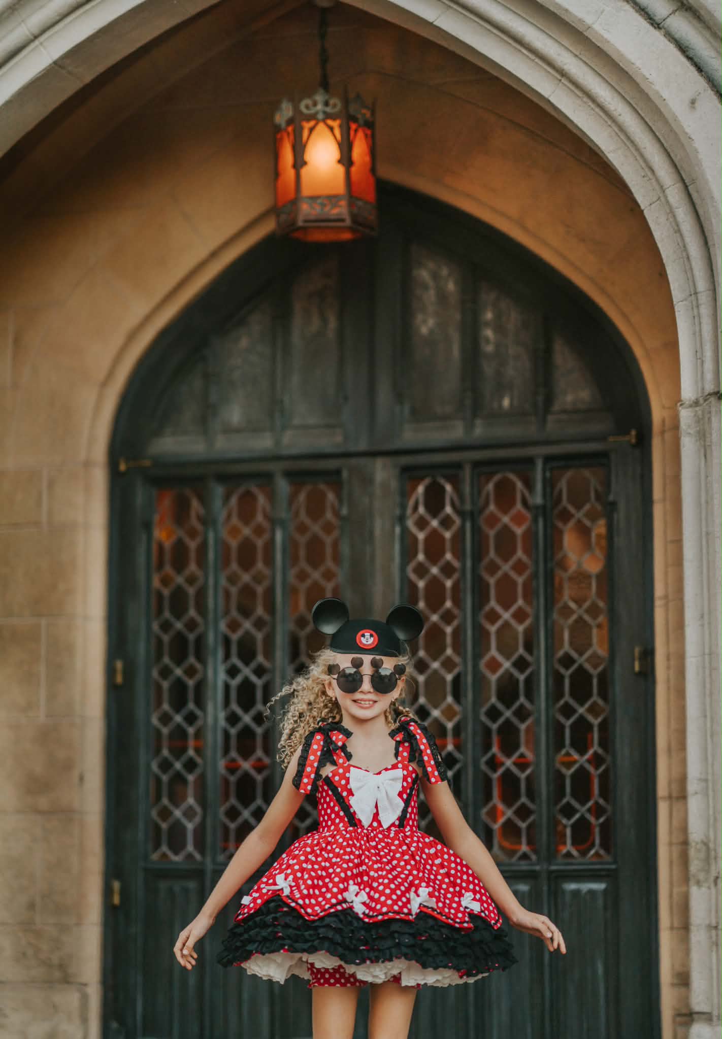 Polka Dot Party Dress and Blooms - PREORDER