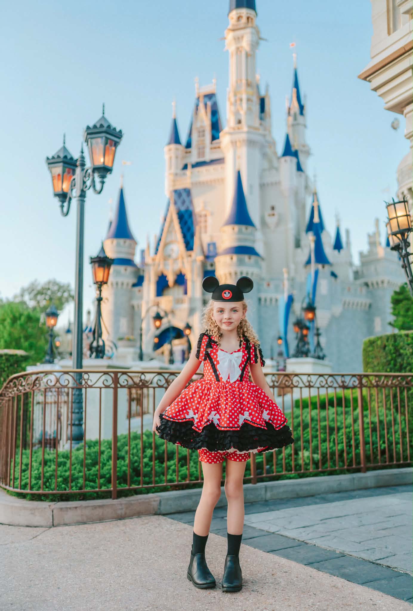 Polka Dot Party Dress and Blooms - PREORDER