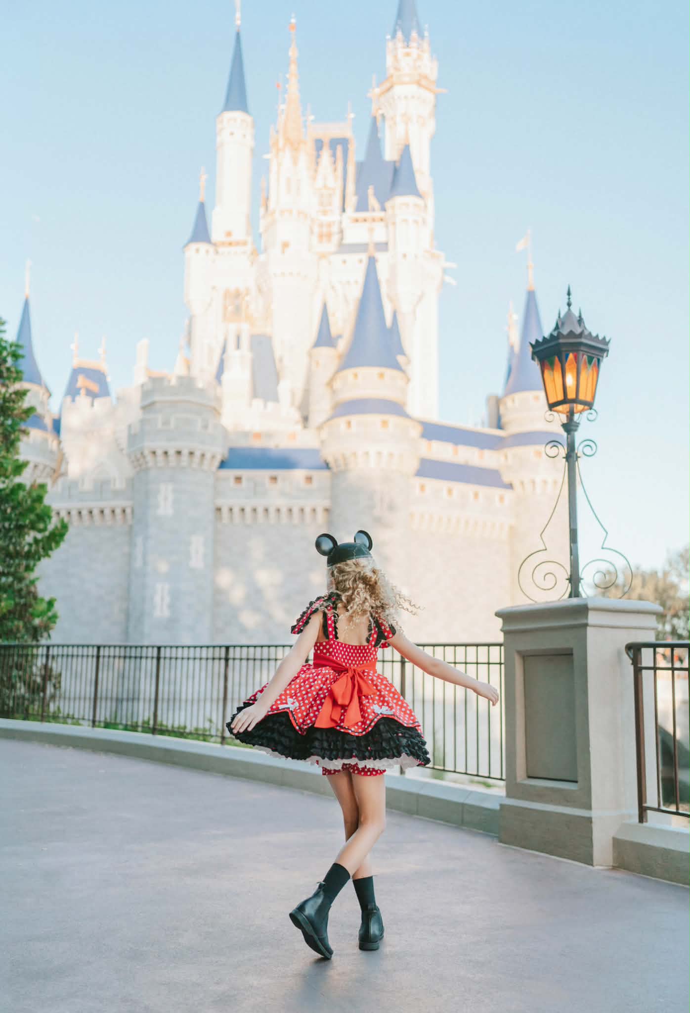 Polka Dot Party Dress and Blooms - PREORDER