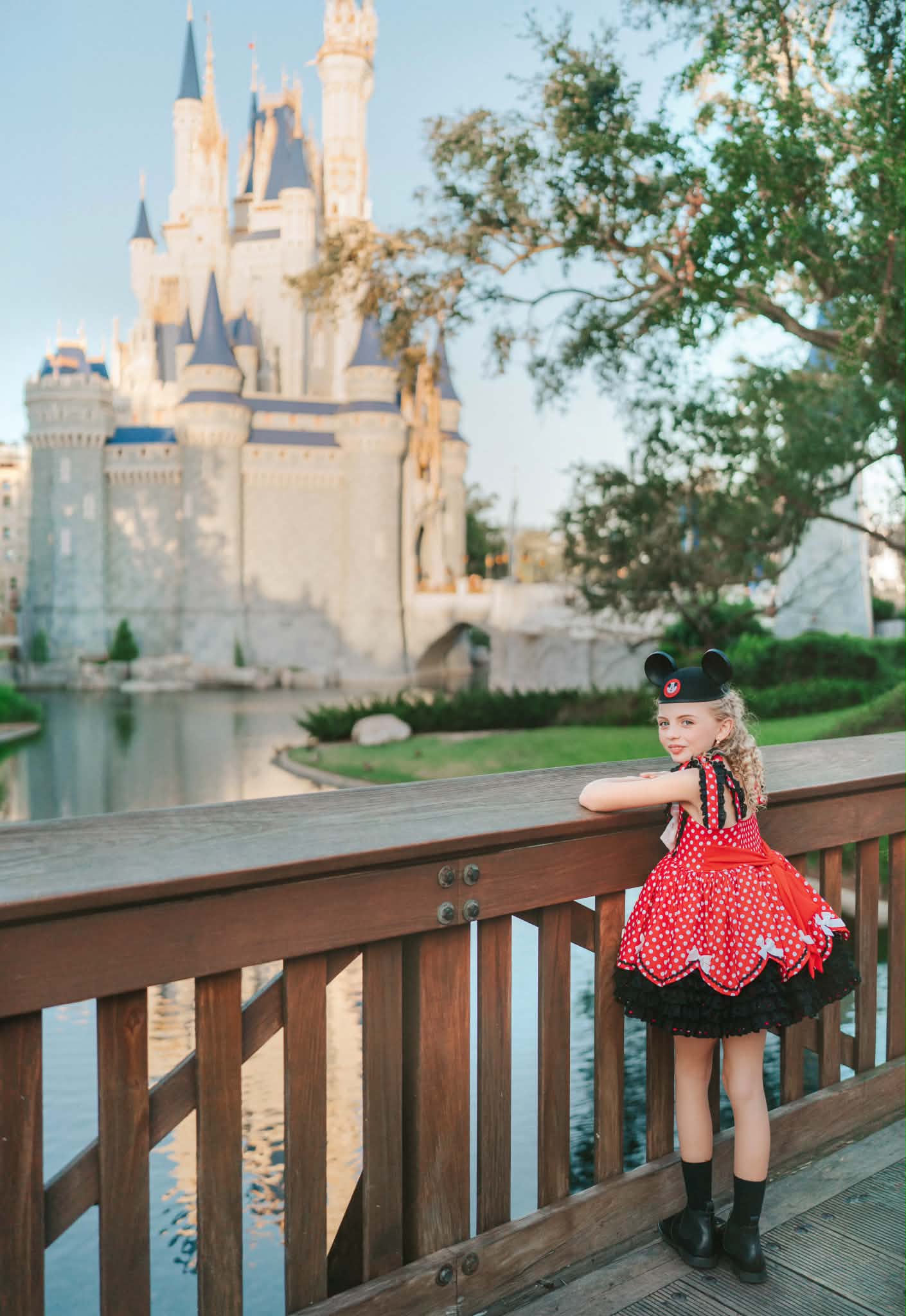 Polka Dot Party Dress and Blooms - PREORDER