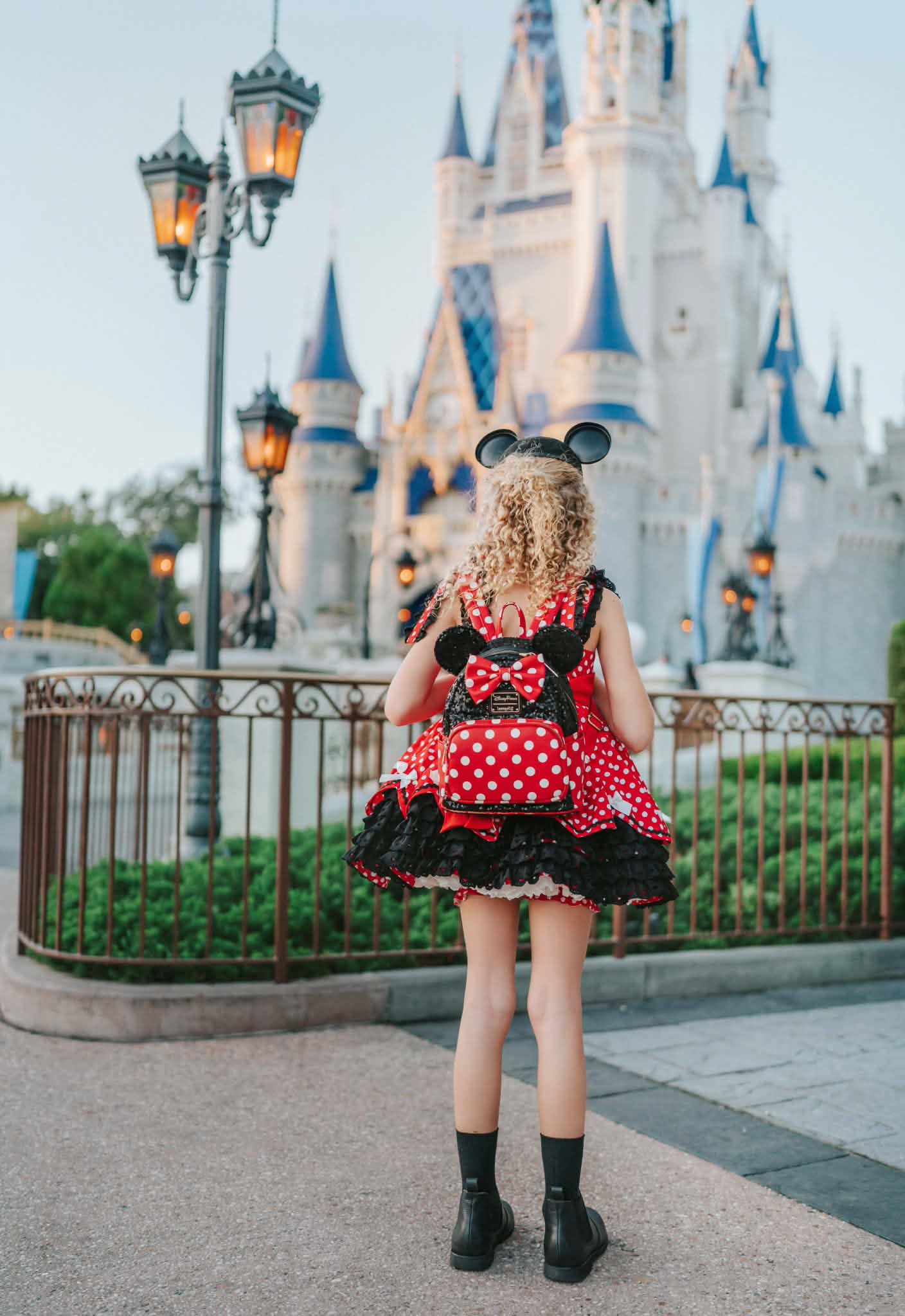 Polka Dot Party Dress and Blooms - PREORDER