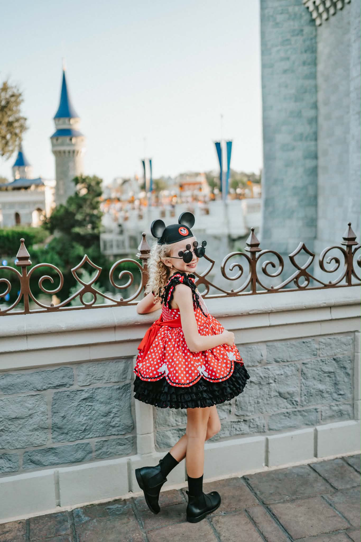 Polka Dot Party Dress and Blooms - PREORDER