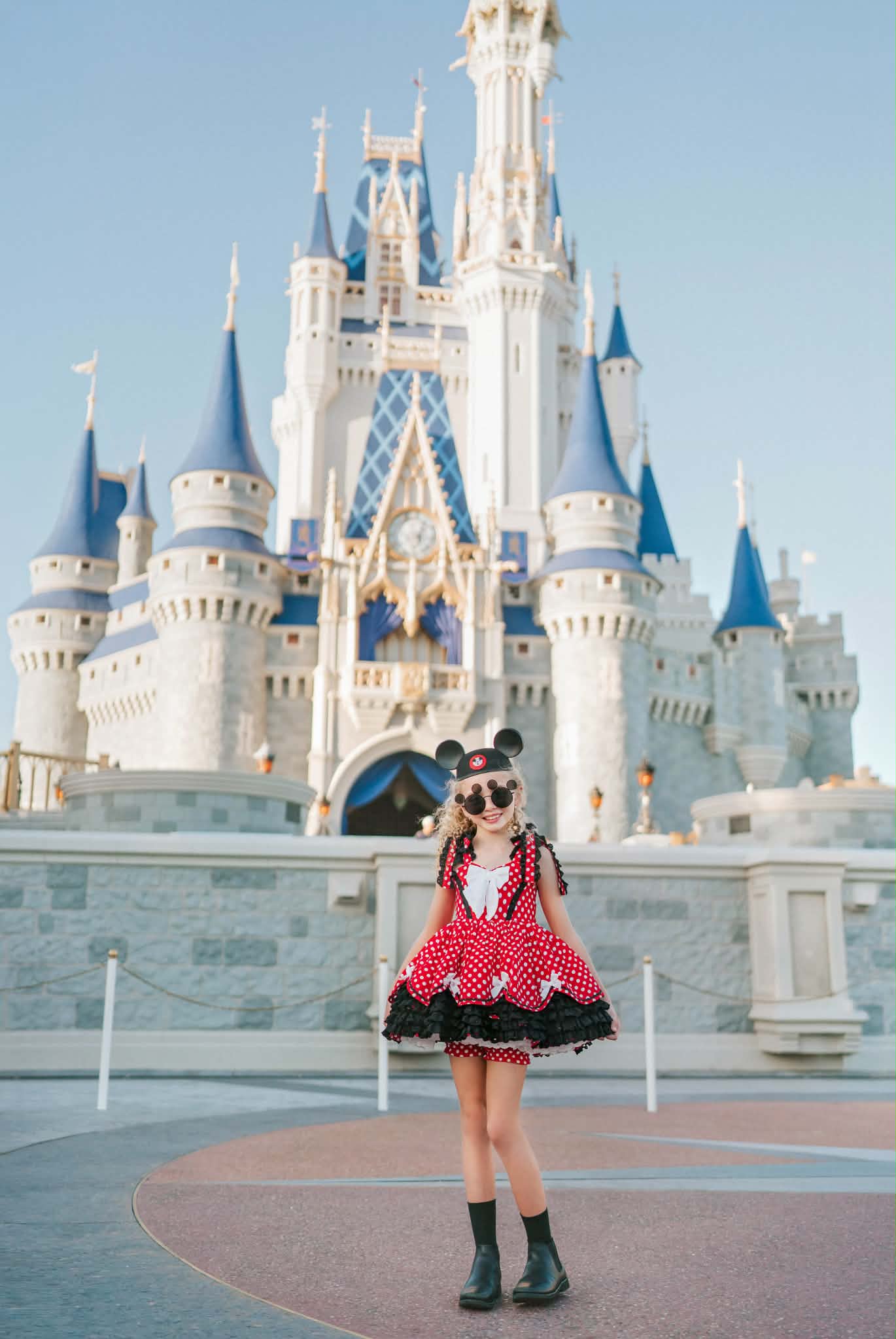 Polka Dot Party Dress and Blooms - PREORDER