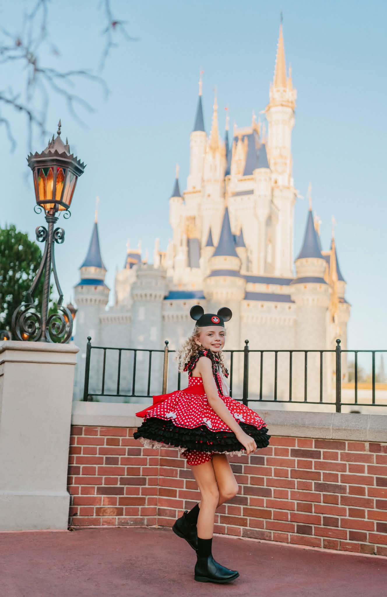 Polka Dot Party Dress and Blooms - PREORDER