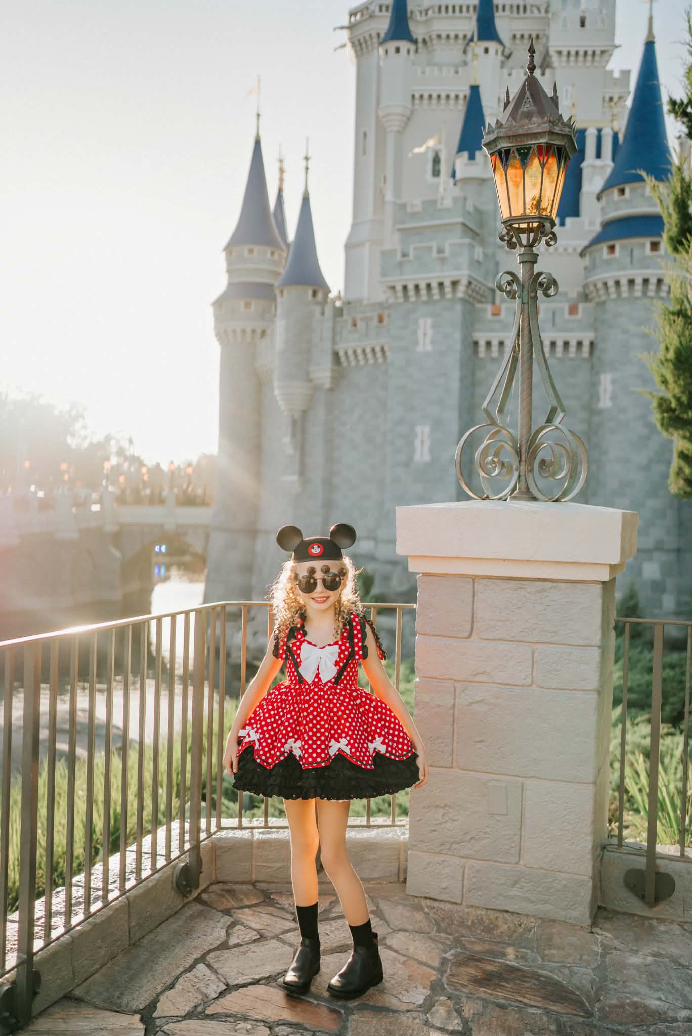Polka Dot Party Dress and Blooms - PREORDER