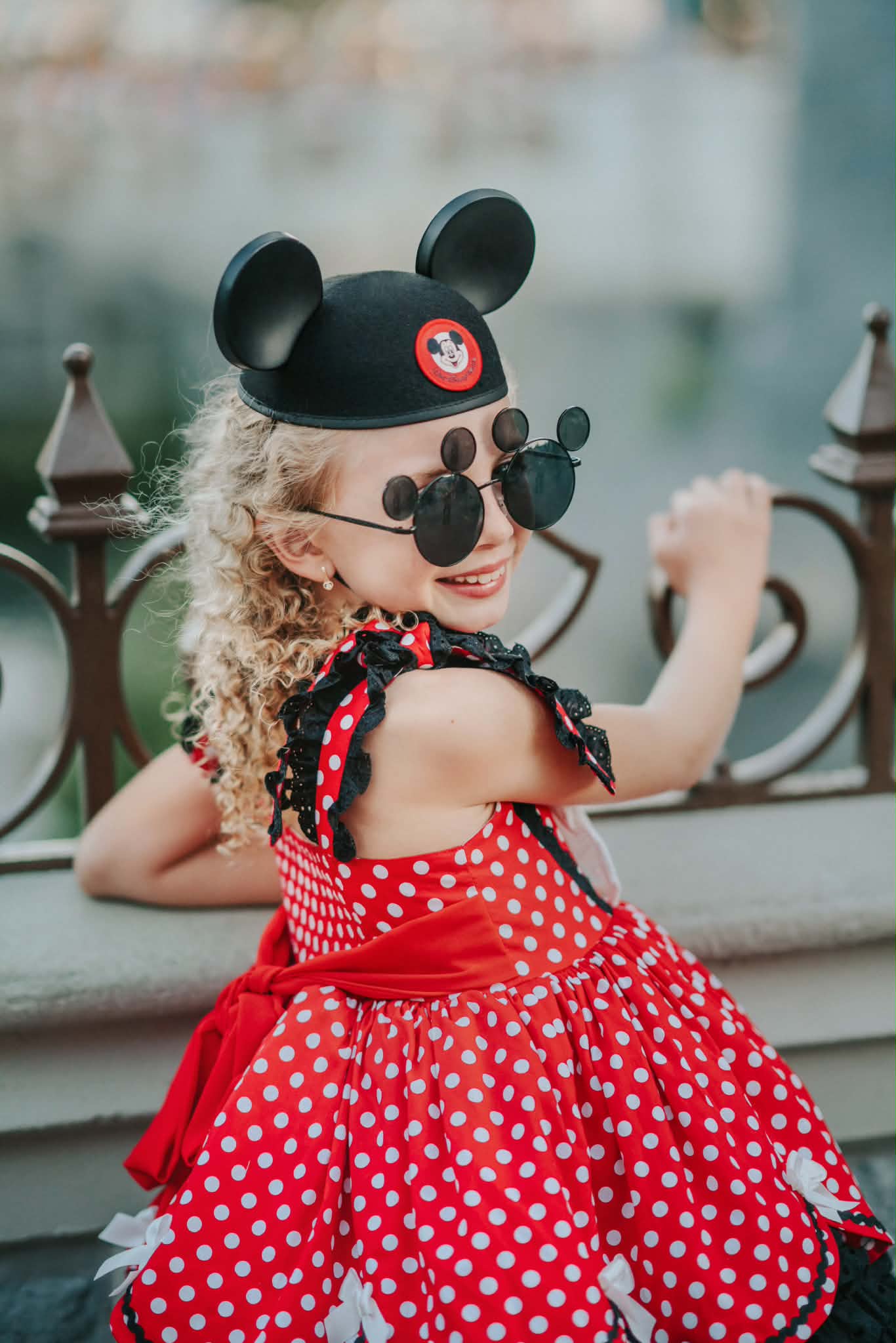 Polka Dot Party Dress and Blooms - PREORDER