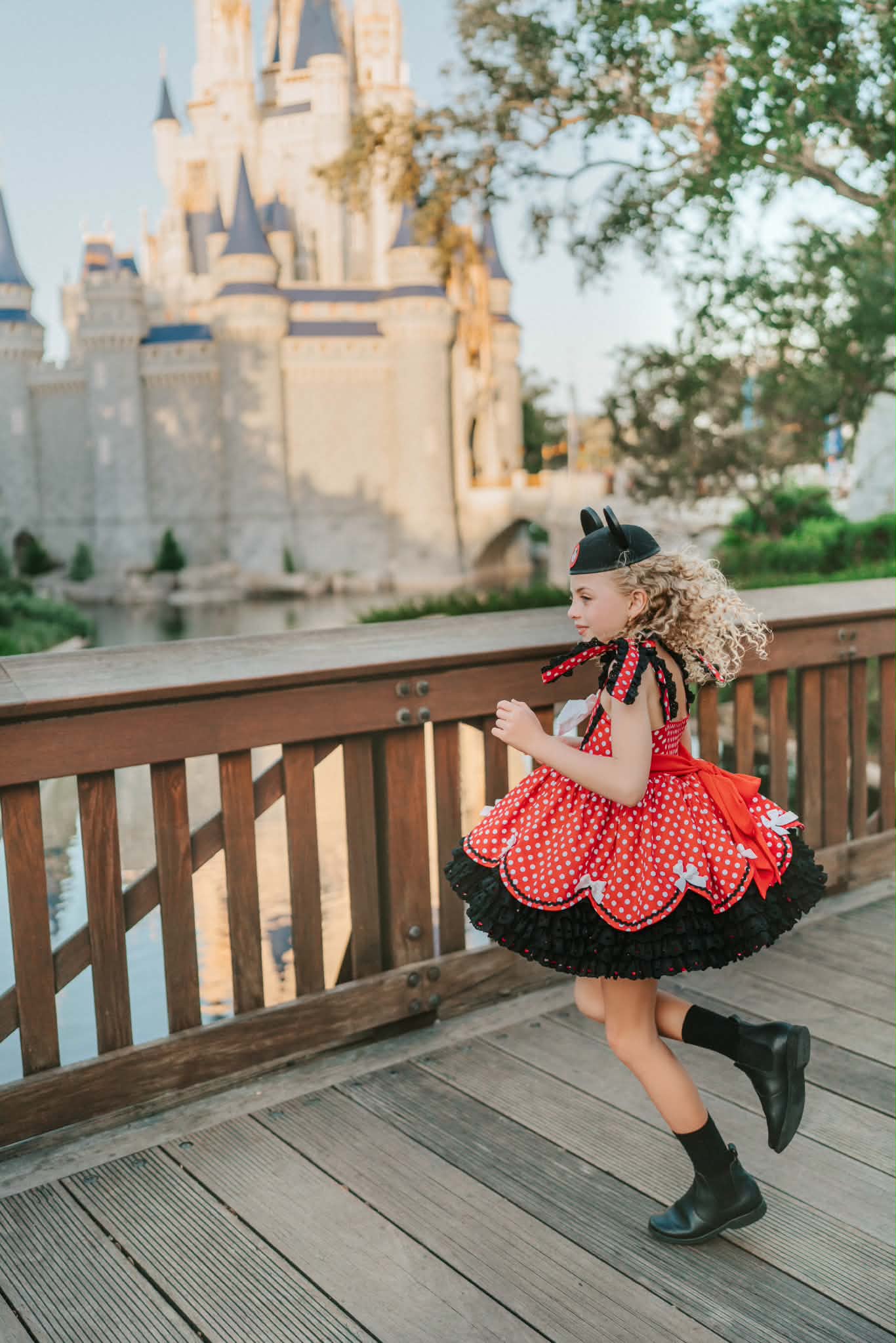 Polka Dot Party Dress and Blooms - PREORDER