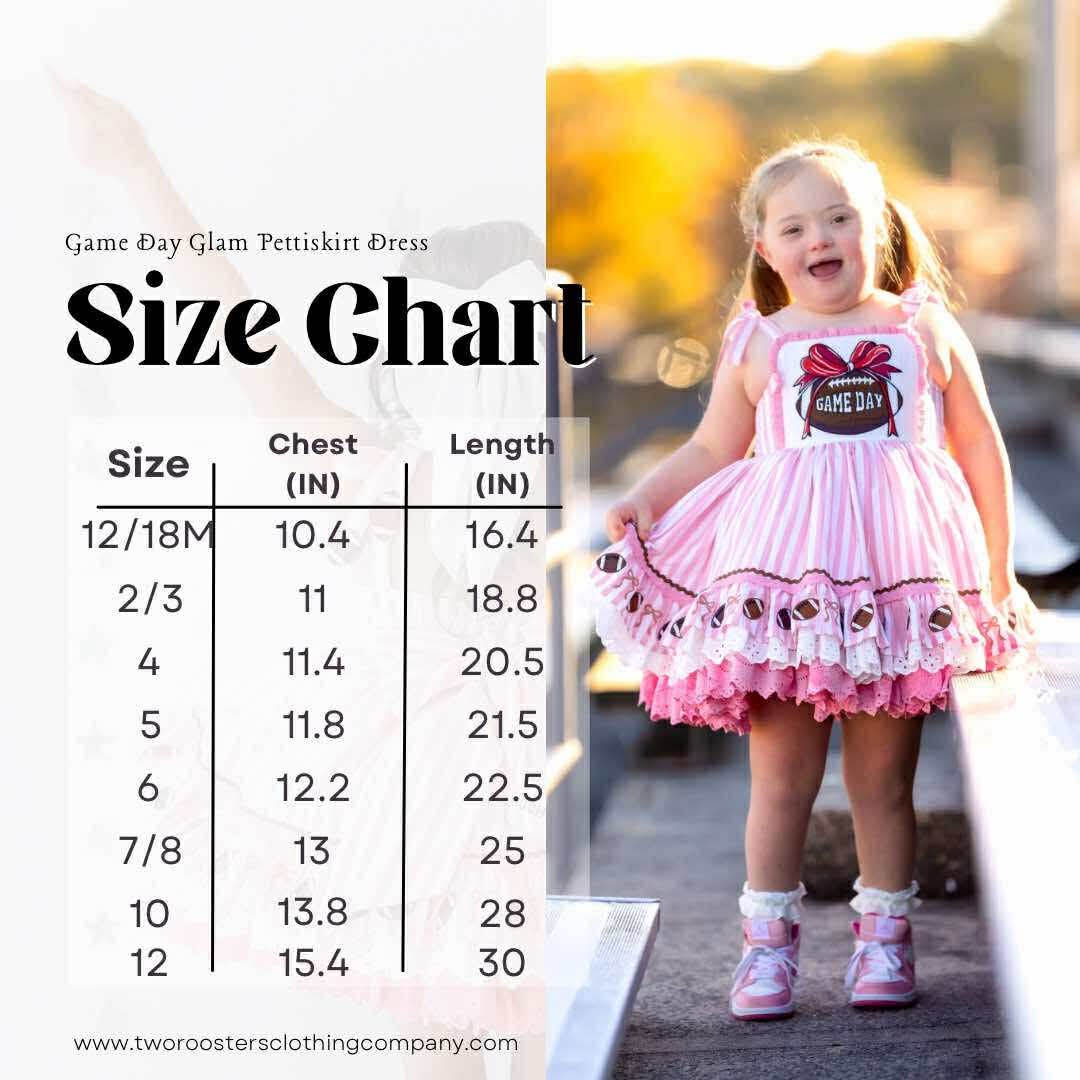 Game Day Glam Pettiskirt Dress and Bloomers - PREORDER