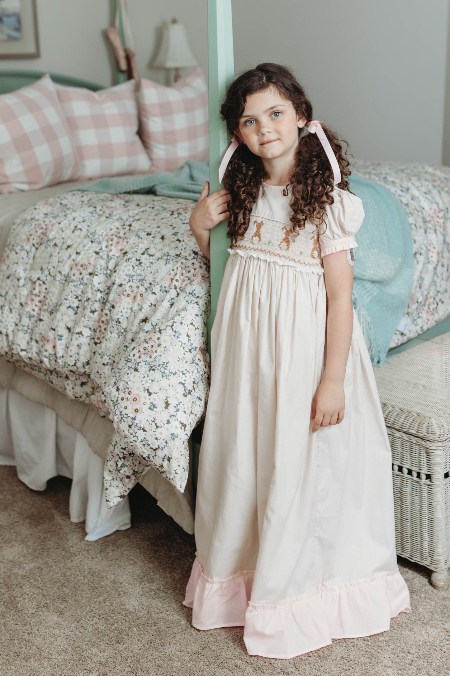Little Bunny Cottontail Heirloom Vintage Gown